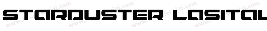 Starduster Lasital字体转换